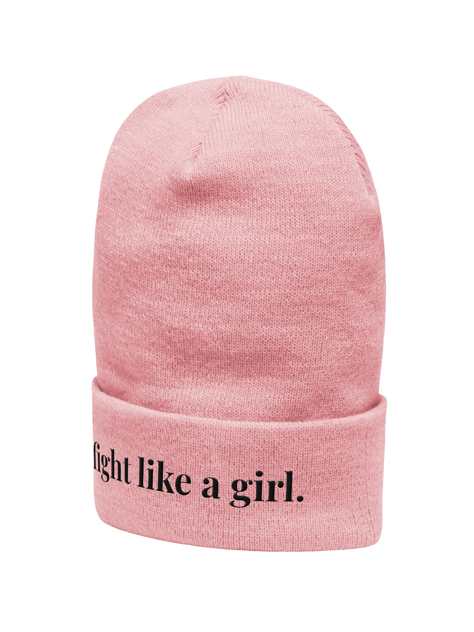 Fight like a girl pastel beanie product image (2)