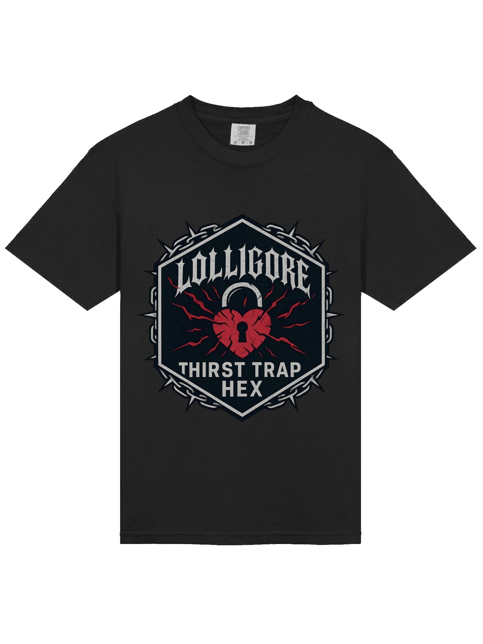 Lolligore — “Thirst Trap Hex” Emblem Tee product image (3)