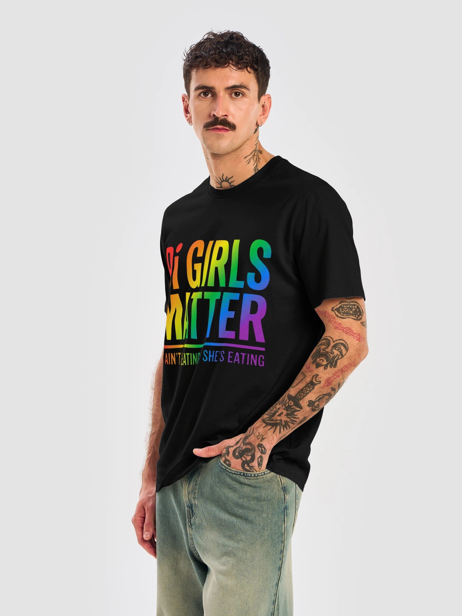 Bi Girls Matter Novelty T-Shirt product image (12)