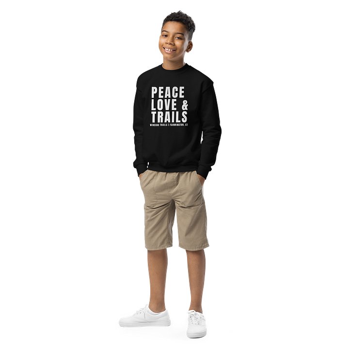 Peace Love & Trails Youth Sweatshirt product image (1)