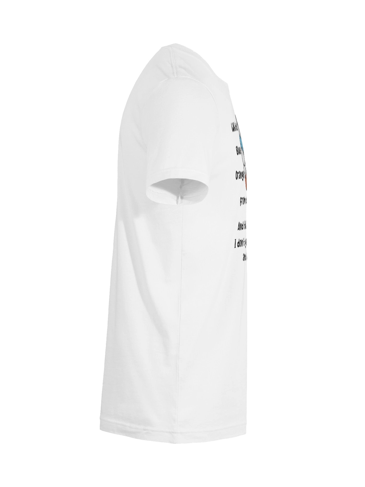 White wakes me up, blue calms me down… Tee product image (12)