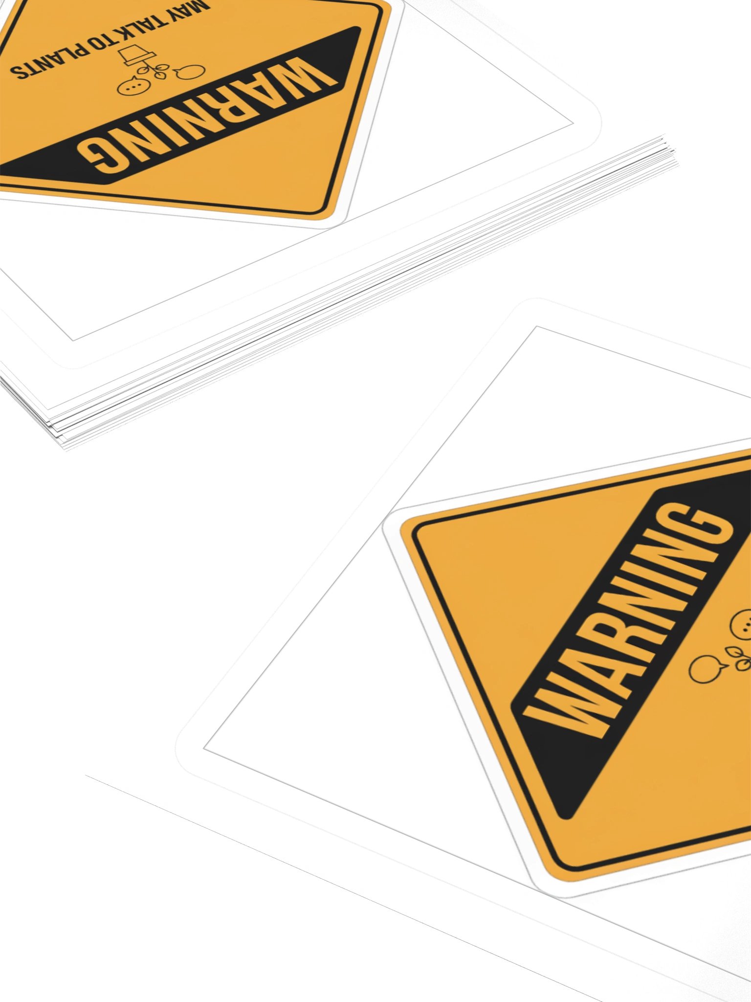 Warning: May Talk to Plants — Sticker product image (4)