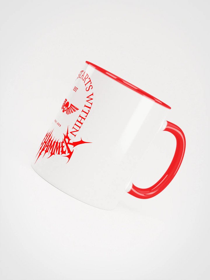 WAR WITHIN CERAMIC MUG - WHITE/RED product image (2)
