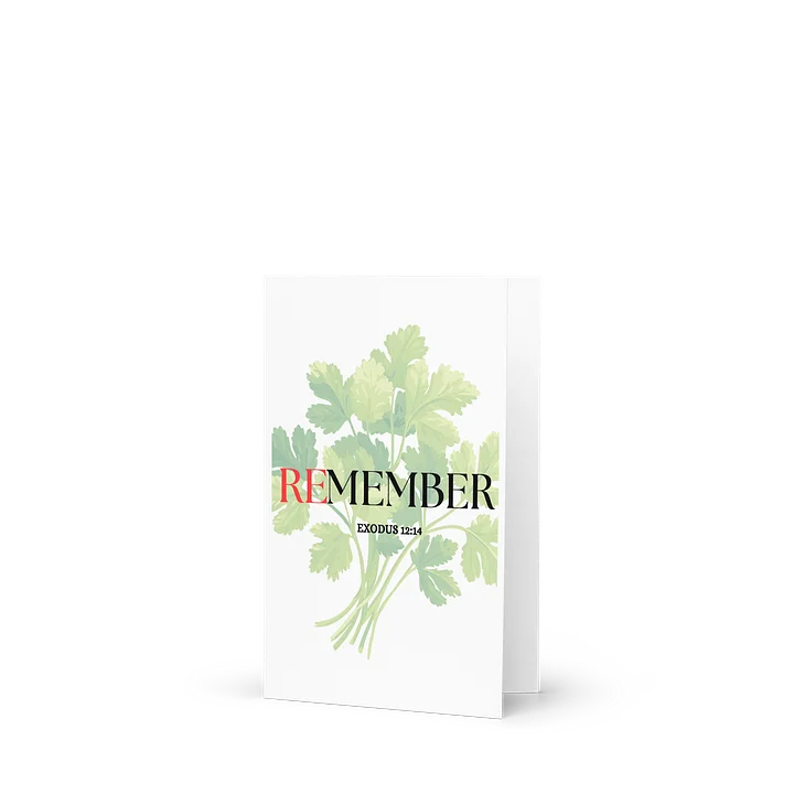 Passover Remembrance Greeting Card product image (1)