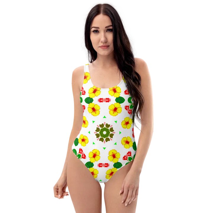 Symmetrical Blossom All-Over Swimsuit product image (1)