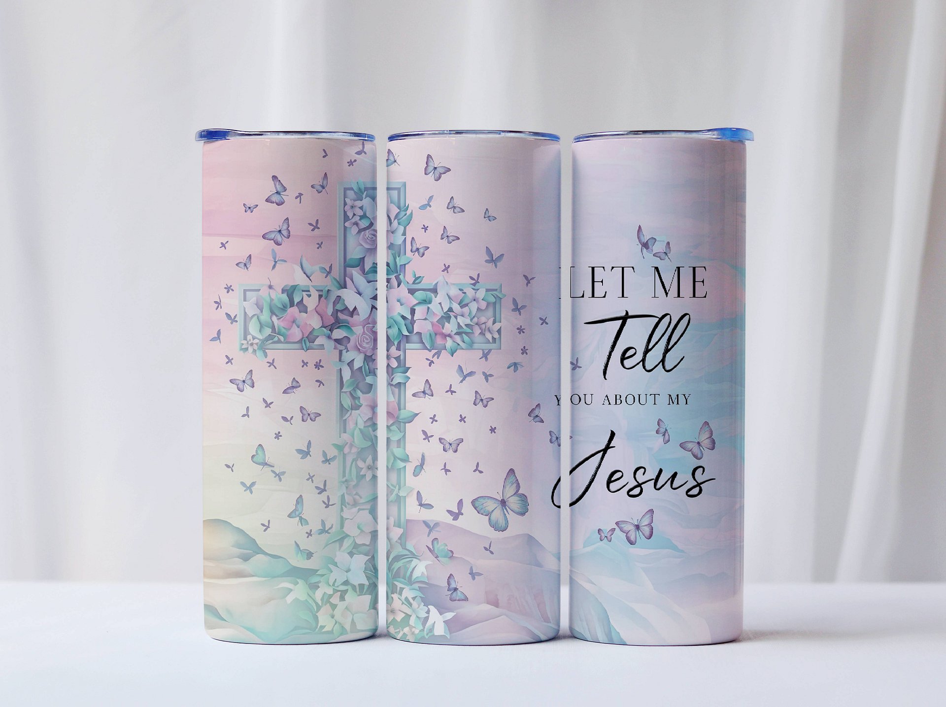 Let Me Tell You About My Jesus Stainless Steel Tumbler product image (1)