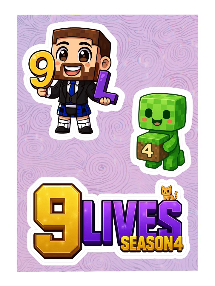 9LS4 Gandai_Gaming Sticker Sheet product image (1)
