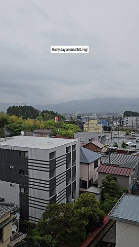 Can't even see the mountains. #travel #japan #asmr #rain #reels
