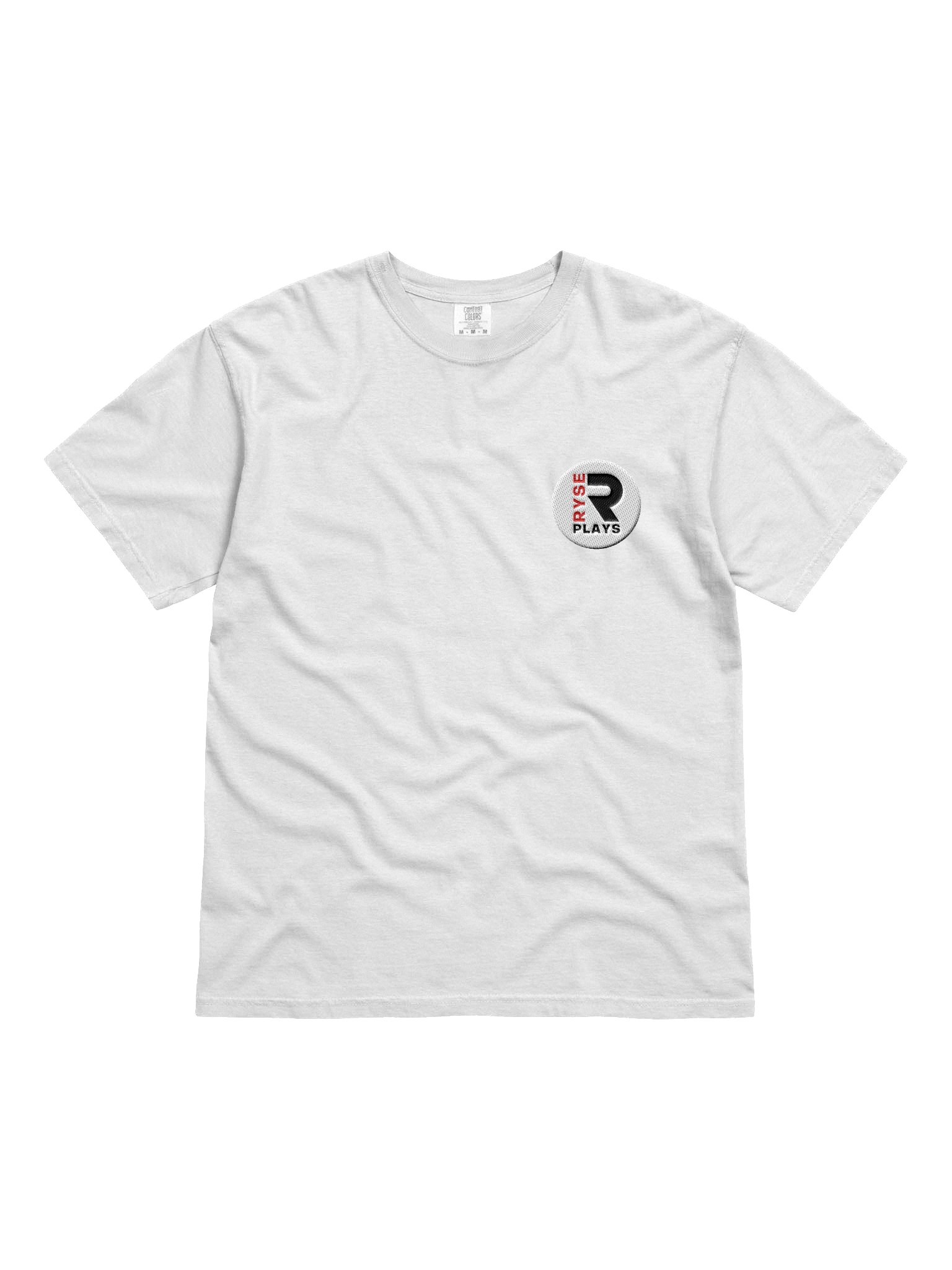 Ryse Plays: Men's T-Shirt Embroided (Black & Red Logo) product image (1)