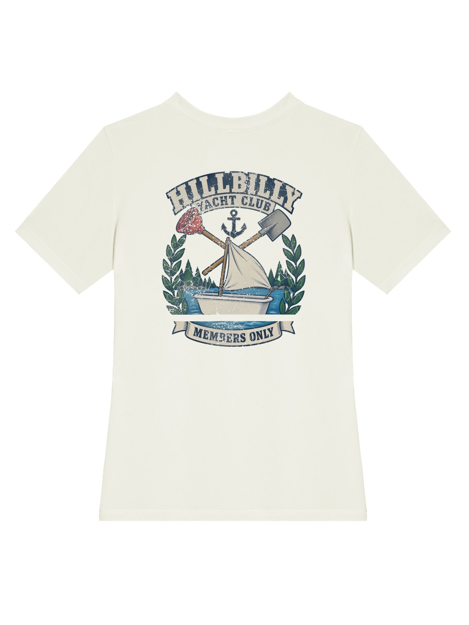 Hillbilly Yacht Club - Members Only - Women's Relaxed Tee product image (7)