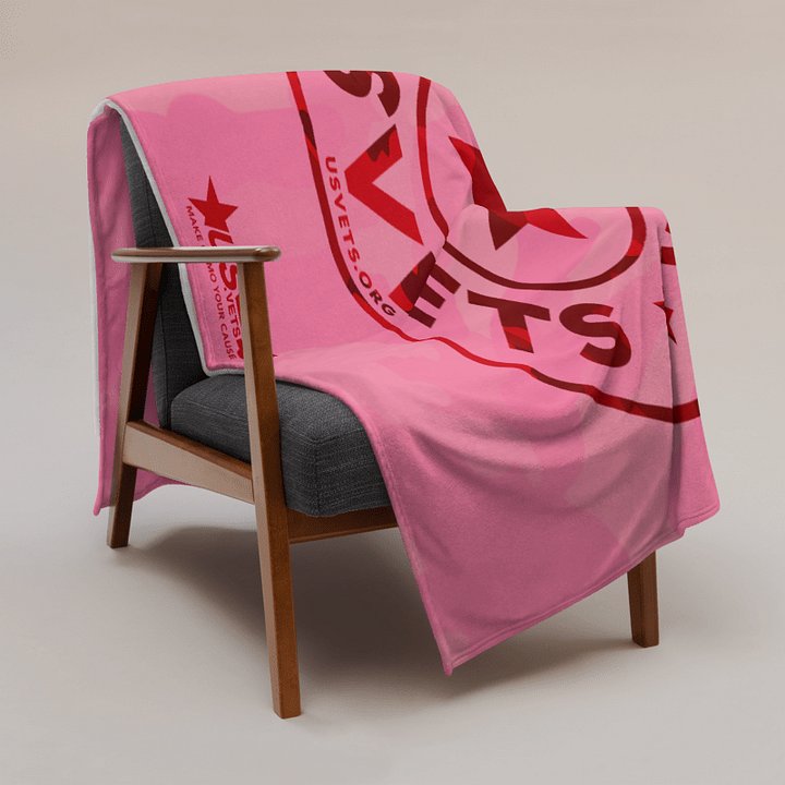 HONORUSVETS - PINK THROW BLANKET product image (2)