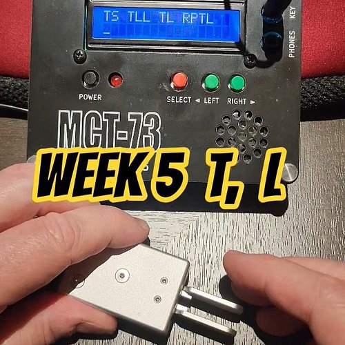 Week 5 T & L #morsecode #cw #hamradio