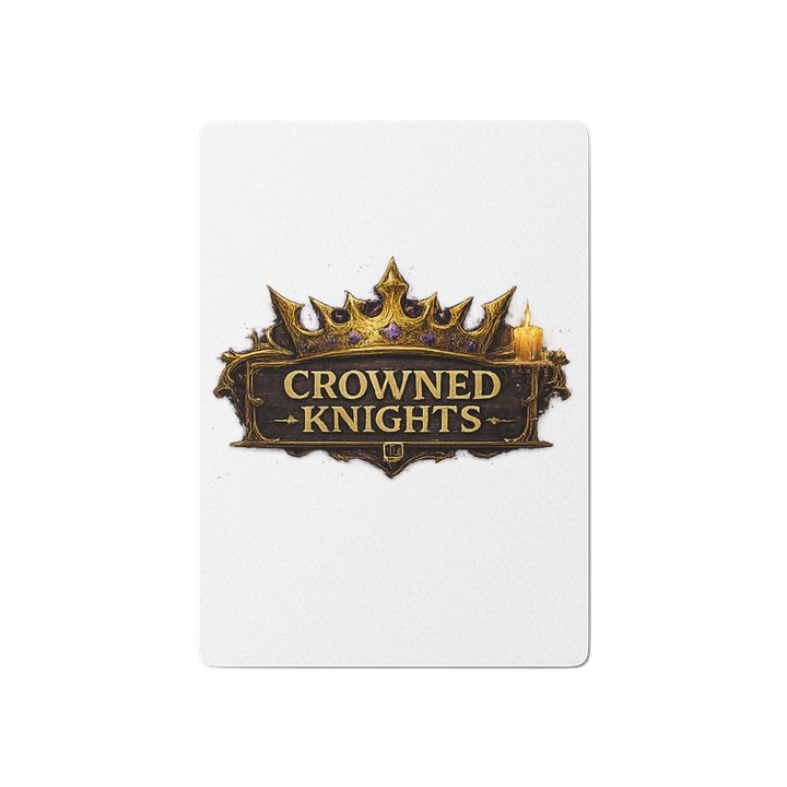 Crowned Knights Poker Deck — BaronBeard product image (1)