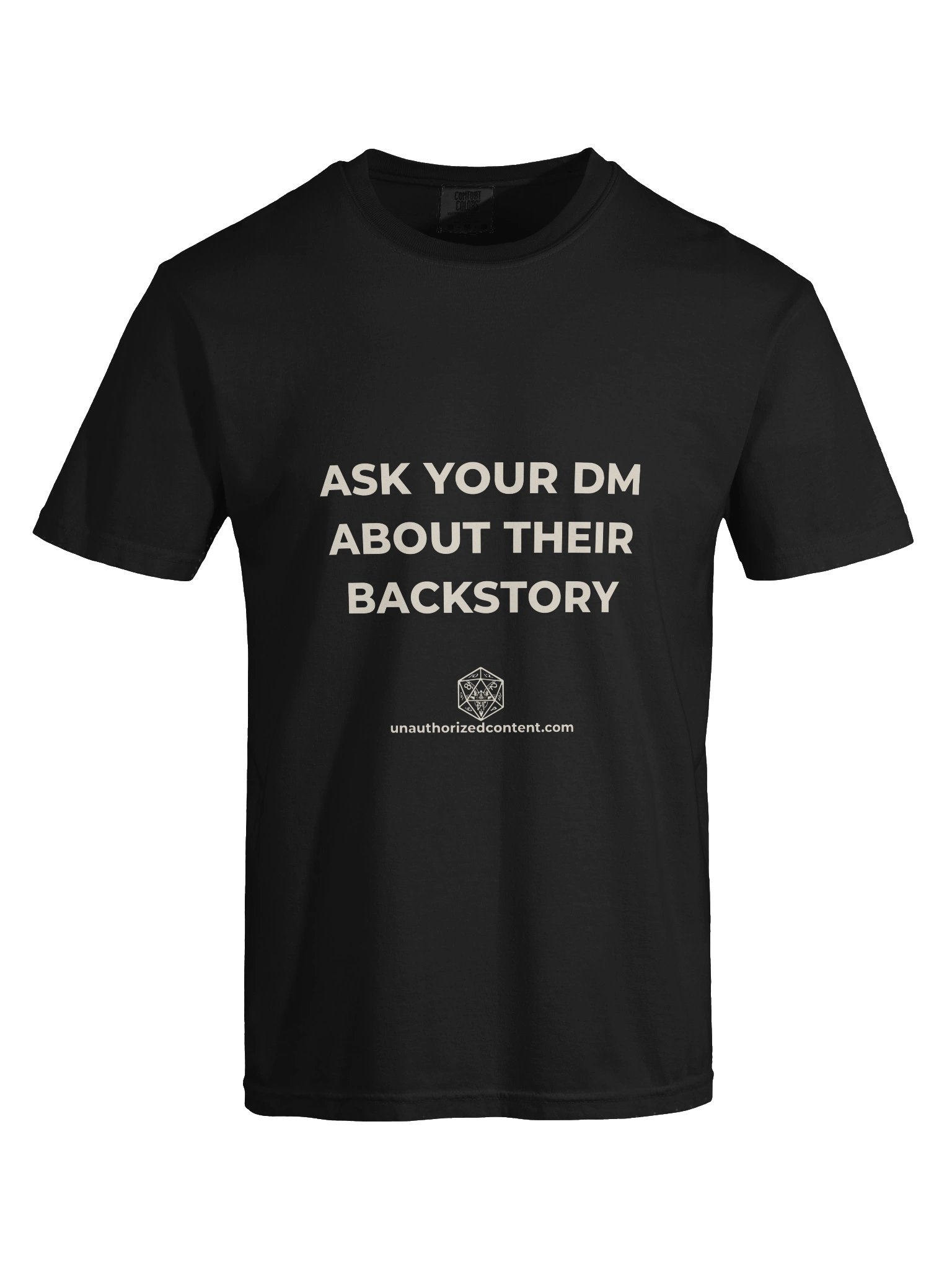 Ask Your DM About Their Backstory — Heavyweight T-Shirt product image (9)