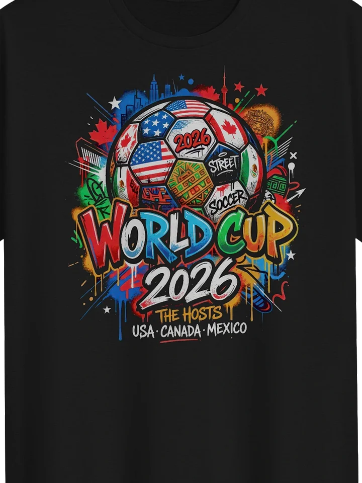 World Cup 2026 The Graffiti Style Graphic Tee product image (2)