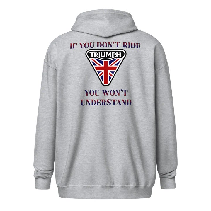 Triumph Unisex Zipped Hoodie product image (8)