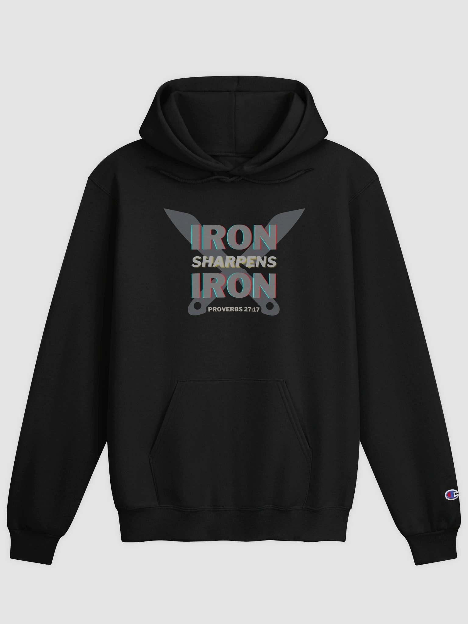 "Iron Sharpens Iron" Heavyweight Cozy Hoodie product image (1)