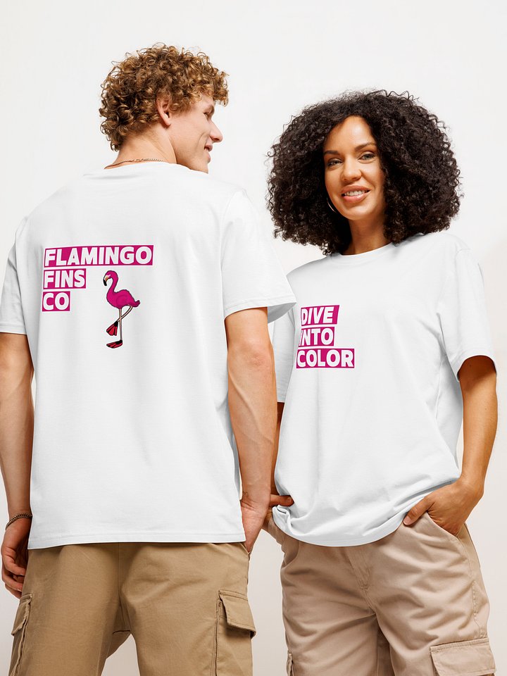 Dive Into Color - Flamingo Fins Brand Logo product image (1)