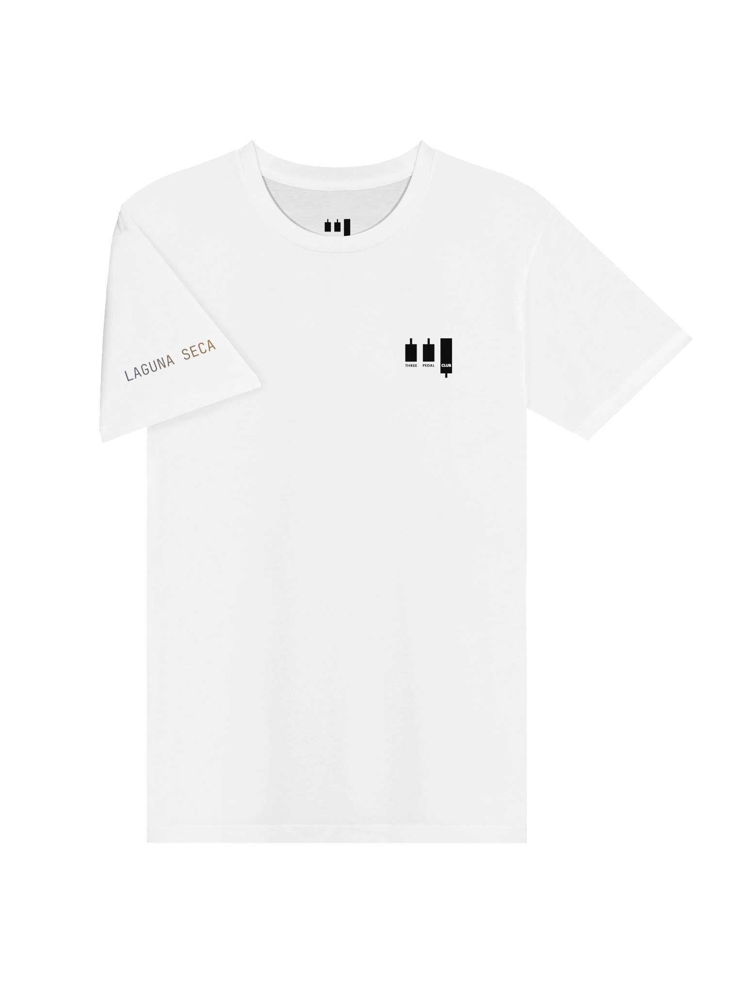 Three Pedal Club :: Laguna Seca Track Map T-Shirt product image (3)