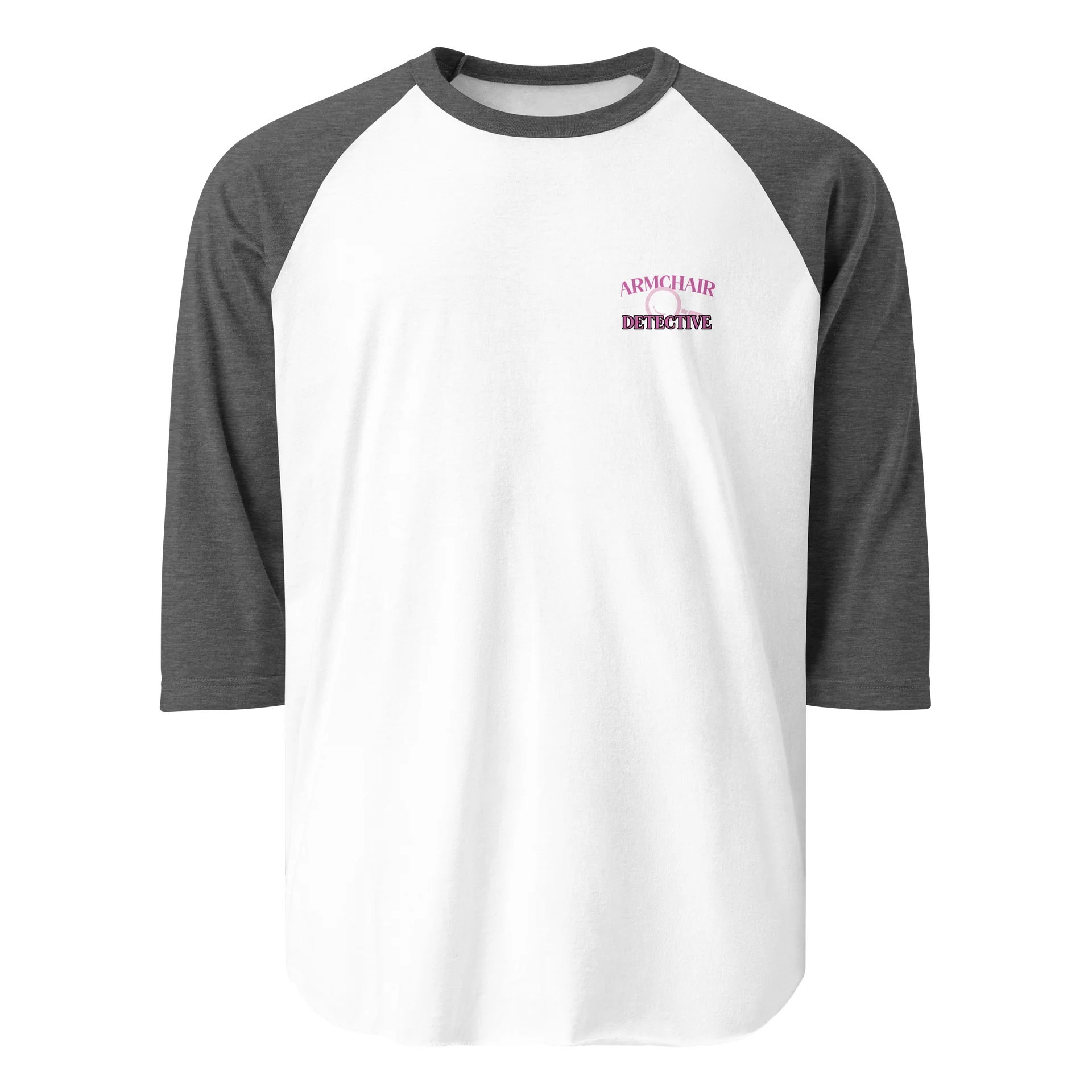 Armchair Detective Baseball Tee - Grey product image (1)