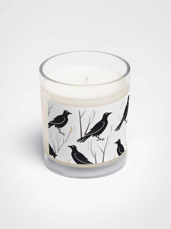 🌙 Serene Black Birds & Twigs Soy Candle 🕯️ product image (2)