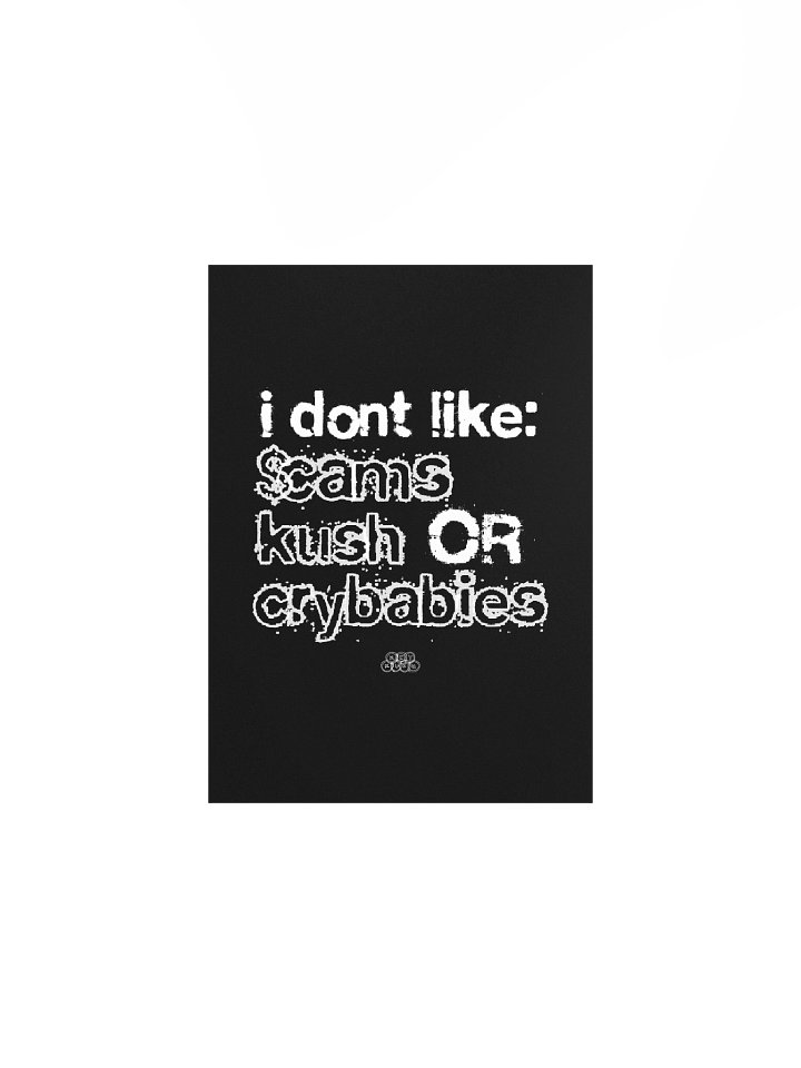 i dont like: skc - mob poster product image (1)
