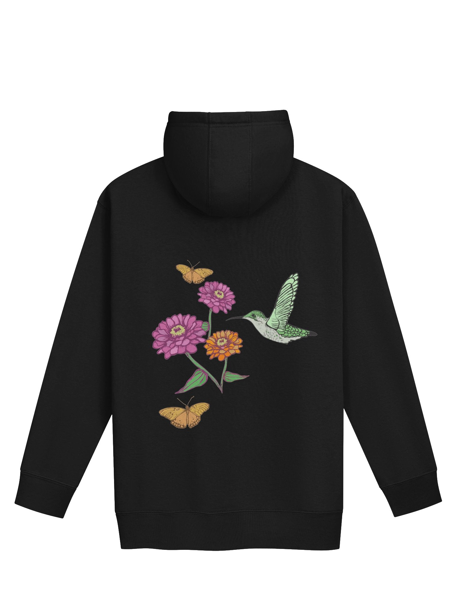 Hummingbird Butterfly Unisex Hoodie product image (2)