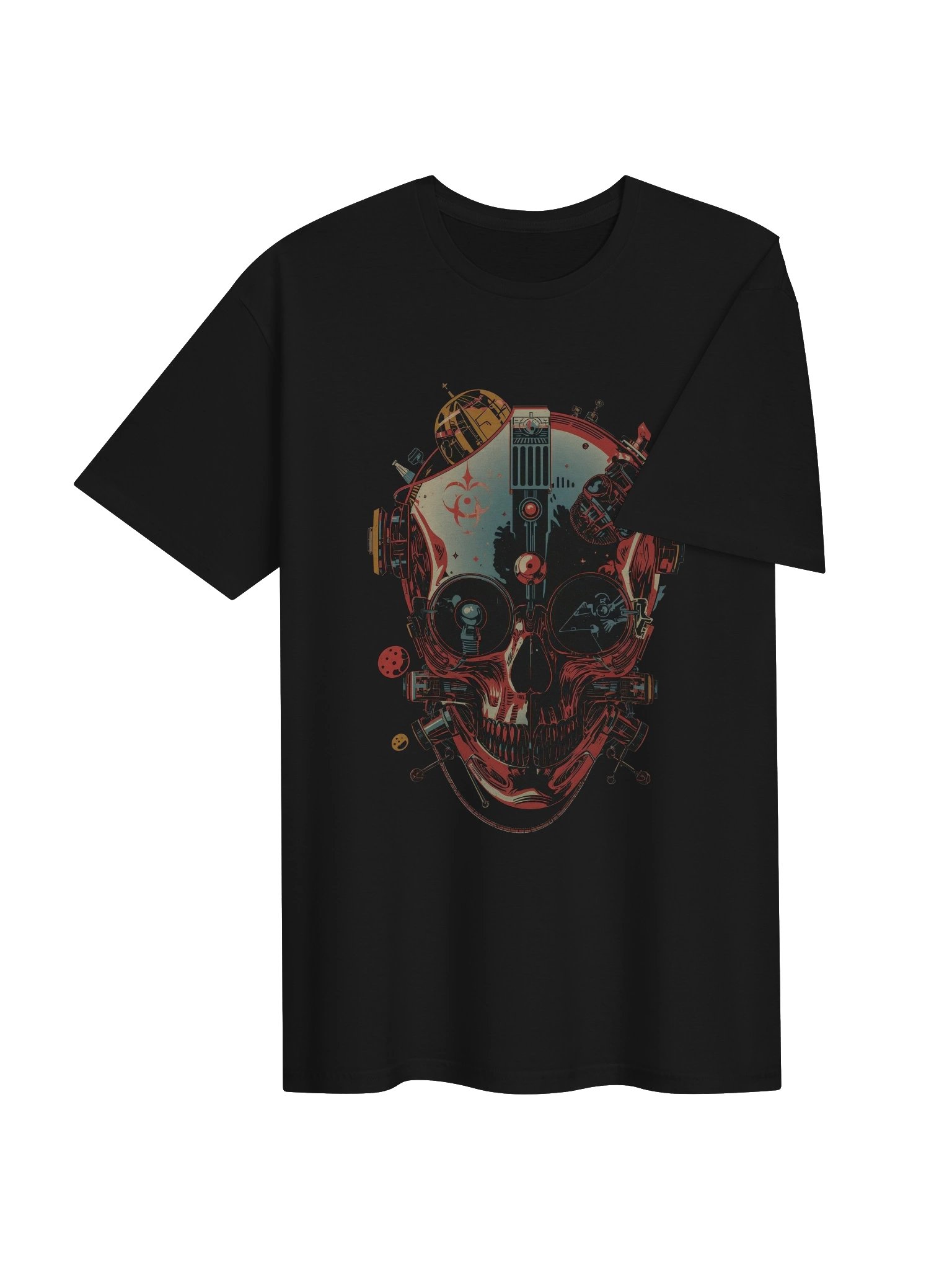 Cybernetic Skull Futurist T-Shirt product image (7)