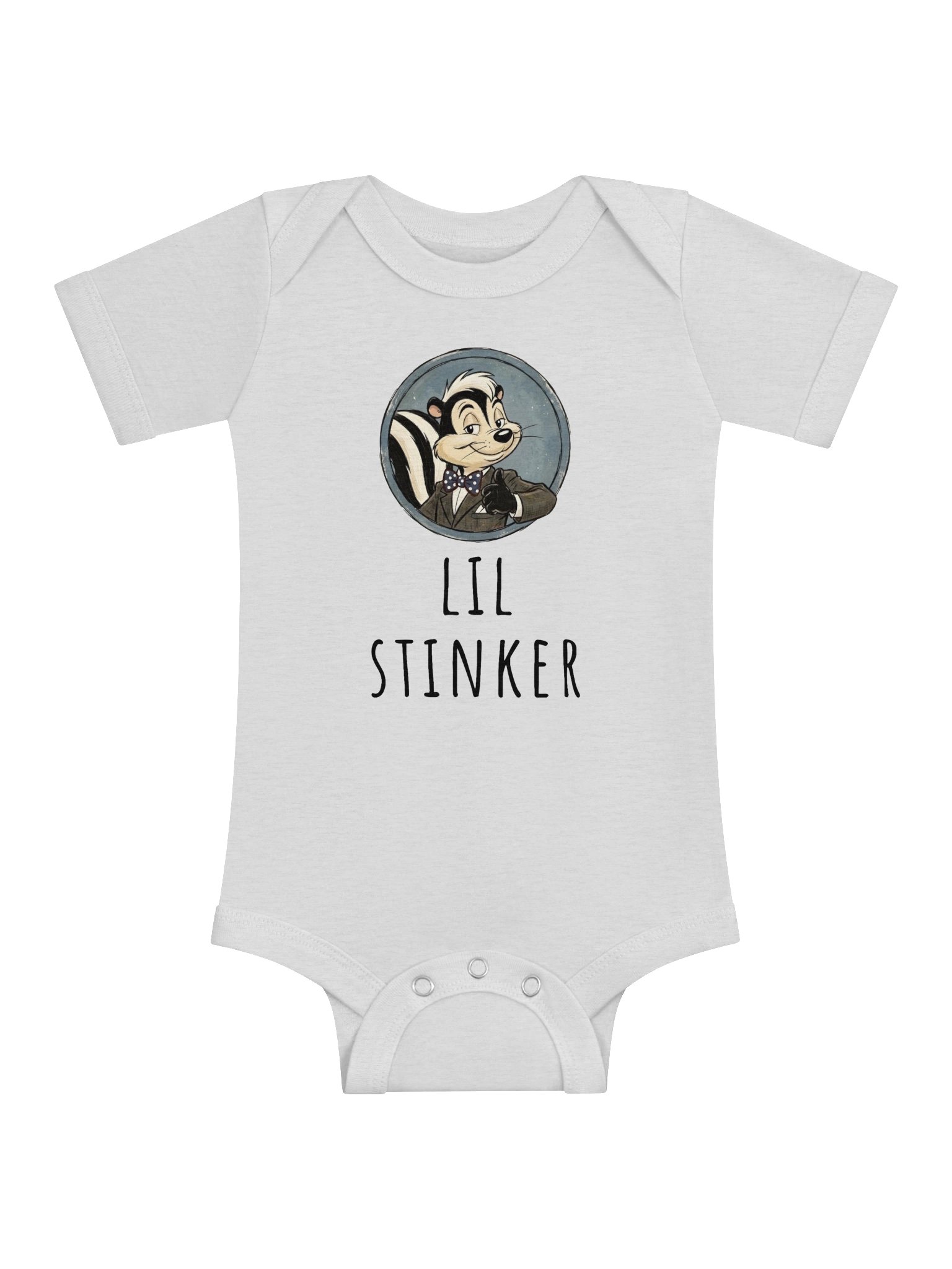 SAKO LIL STINKER LIGHT BABY ONESIE product image (1)