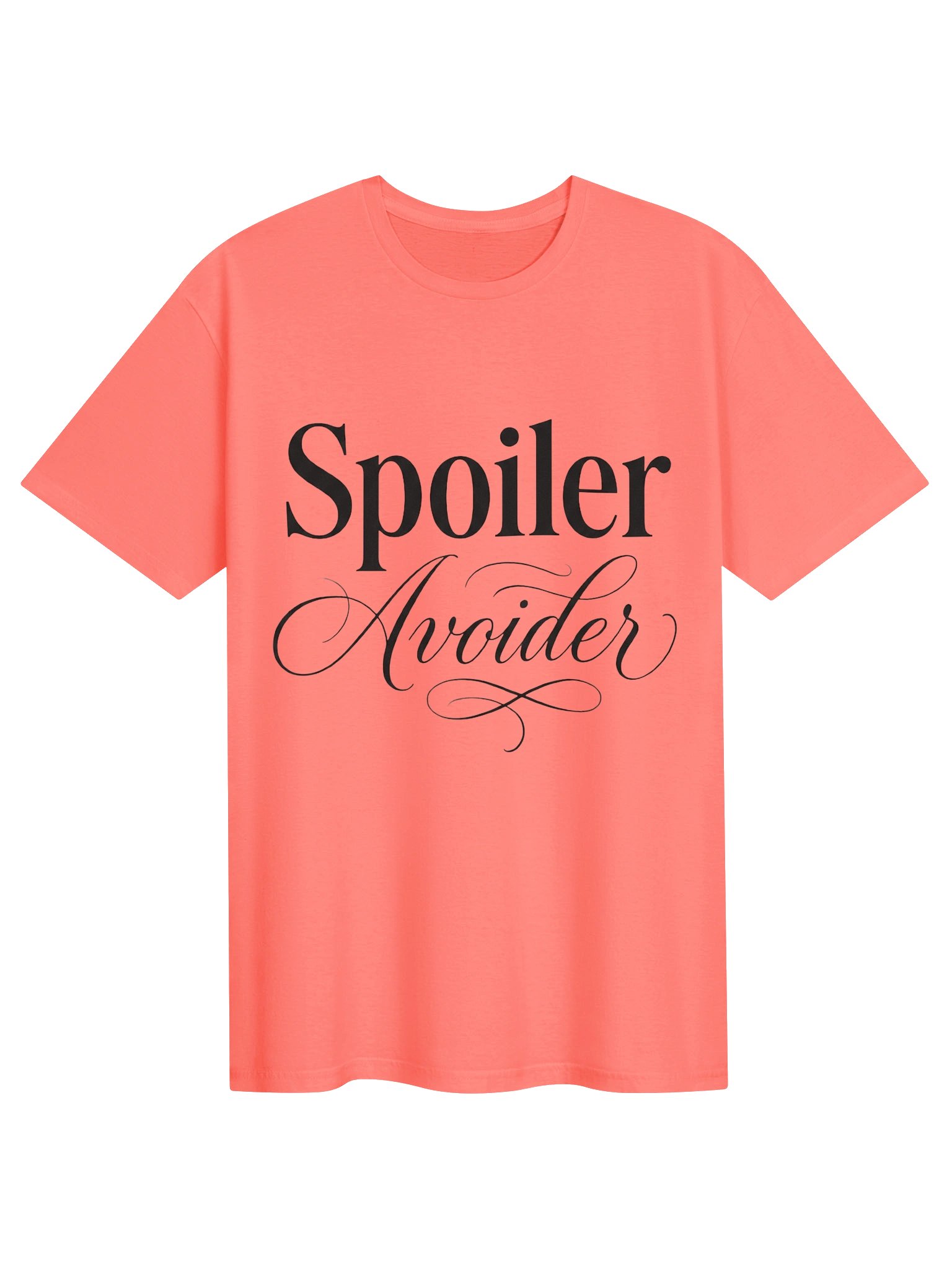 "Spoiler Avoider" Premium Literary T-Shirt – Dark Academia & BookTok Edition product image (2)