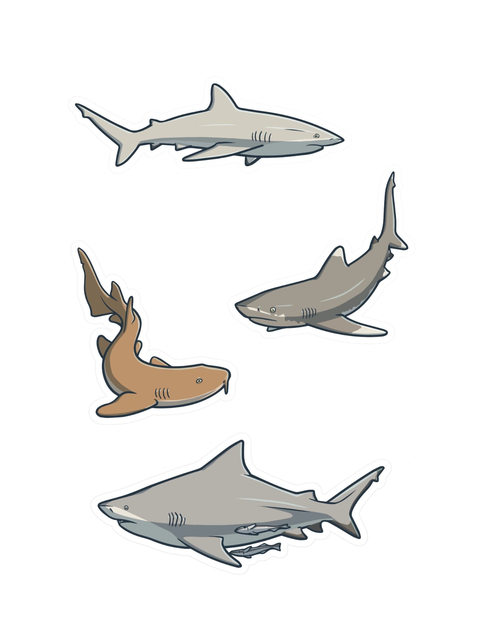 A Shiver of Sharks - Sticker Sheet #2 product image (1)