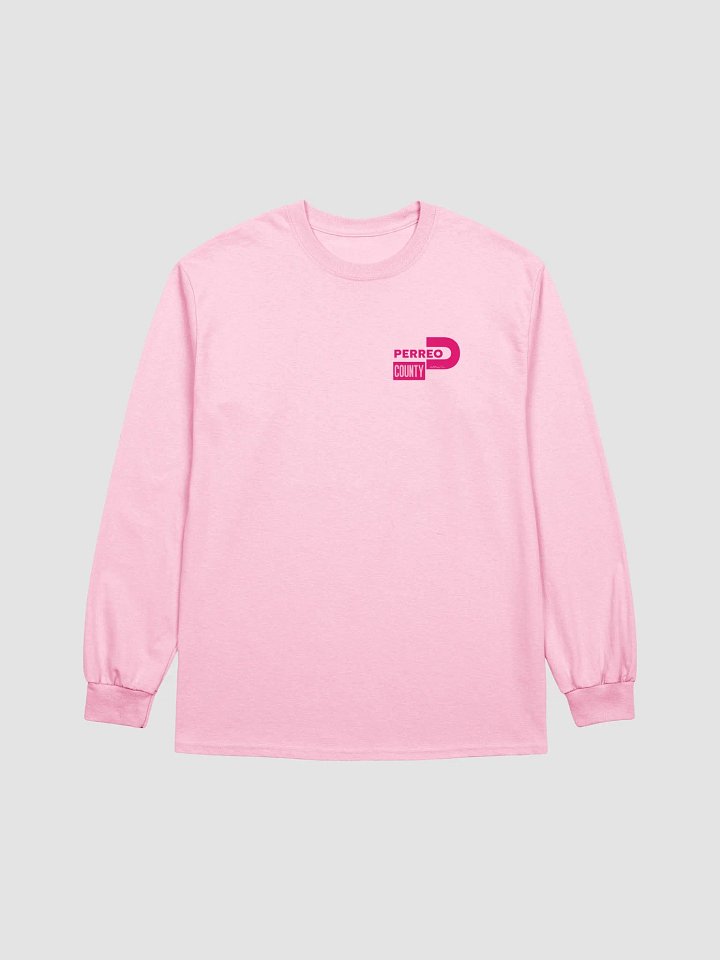 Perreo County Pink Logo Long Sleeve Tee product image (3)