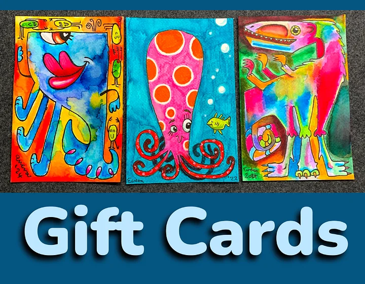 Cute Art Cash Gift Card product image (1)