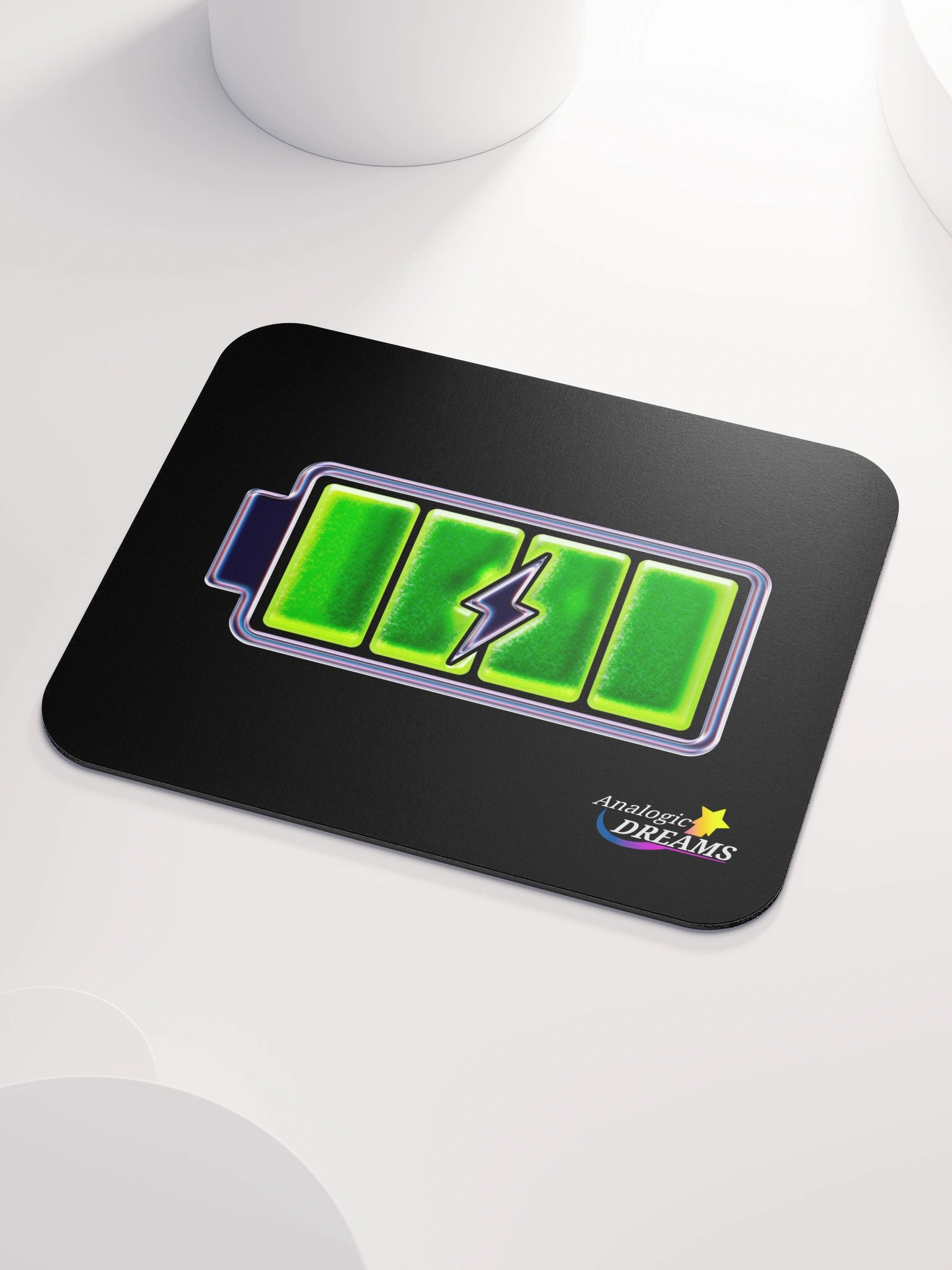 Battery Charge Green (Mouse Pad) product image (3)