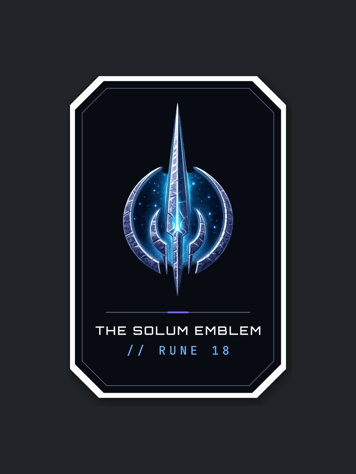 Solum Emblem Patch Sticker product image (1)