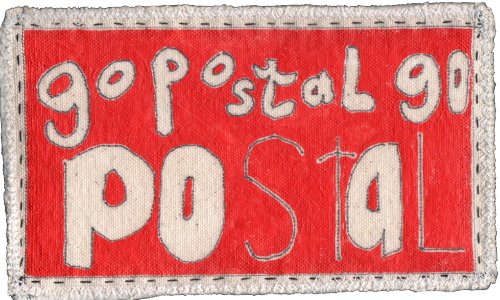 Go Postal Red 3 greeting card product image (1)