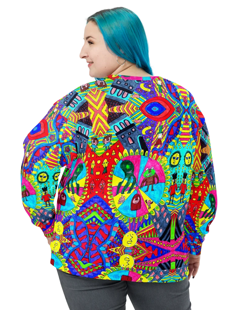 Abstract Doodle Monster Roulette Unisex Sweatshirt product image (12)