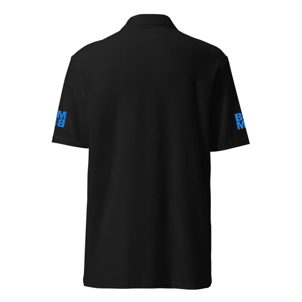 Blue Man Fans Hand Print & BMMB Duel Sleeve Embroidered Polo product image (5)