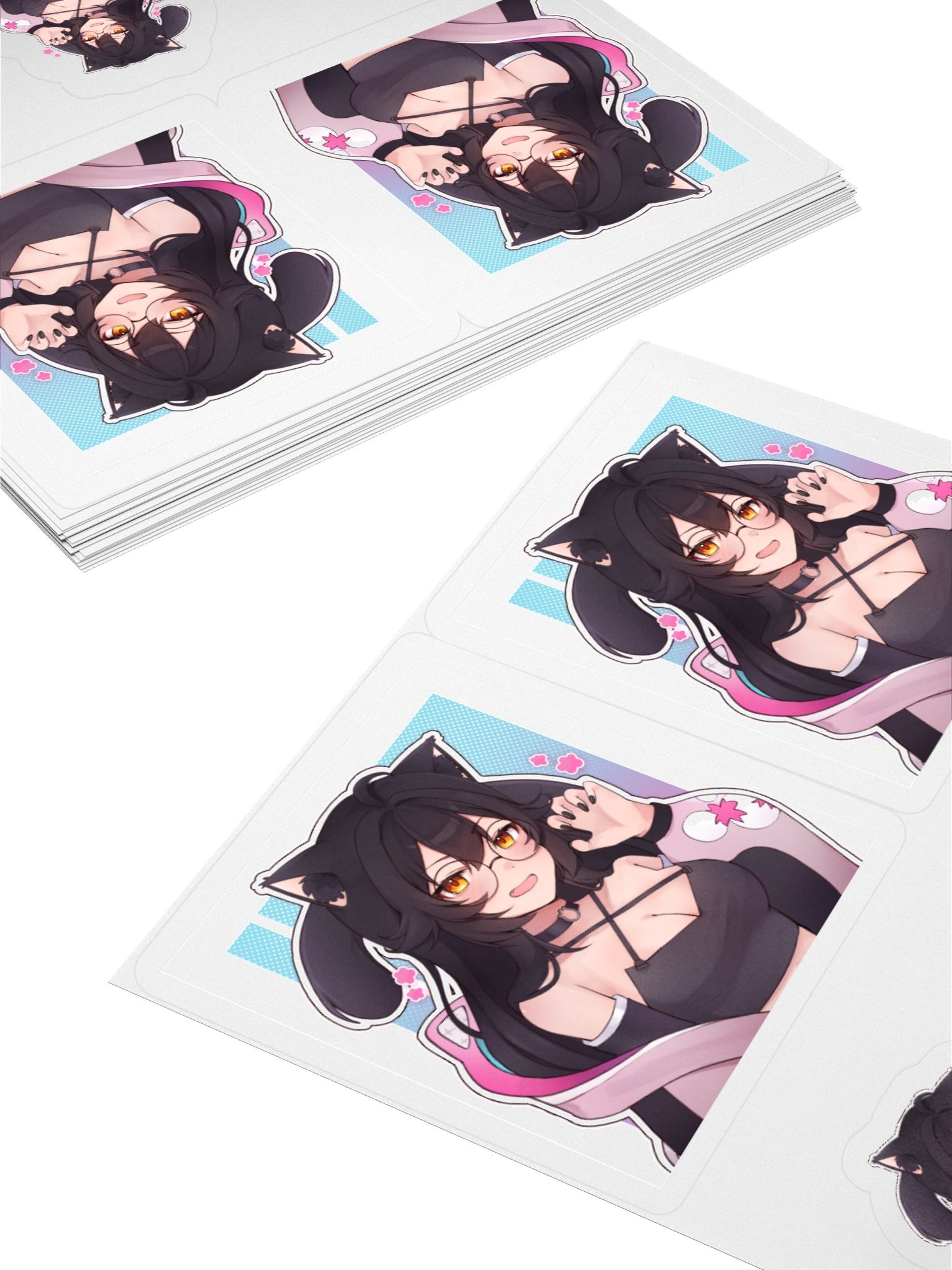 Sakura Stickers (Blue/Pink) product image (4)