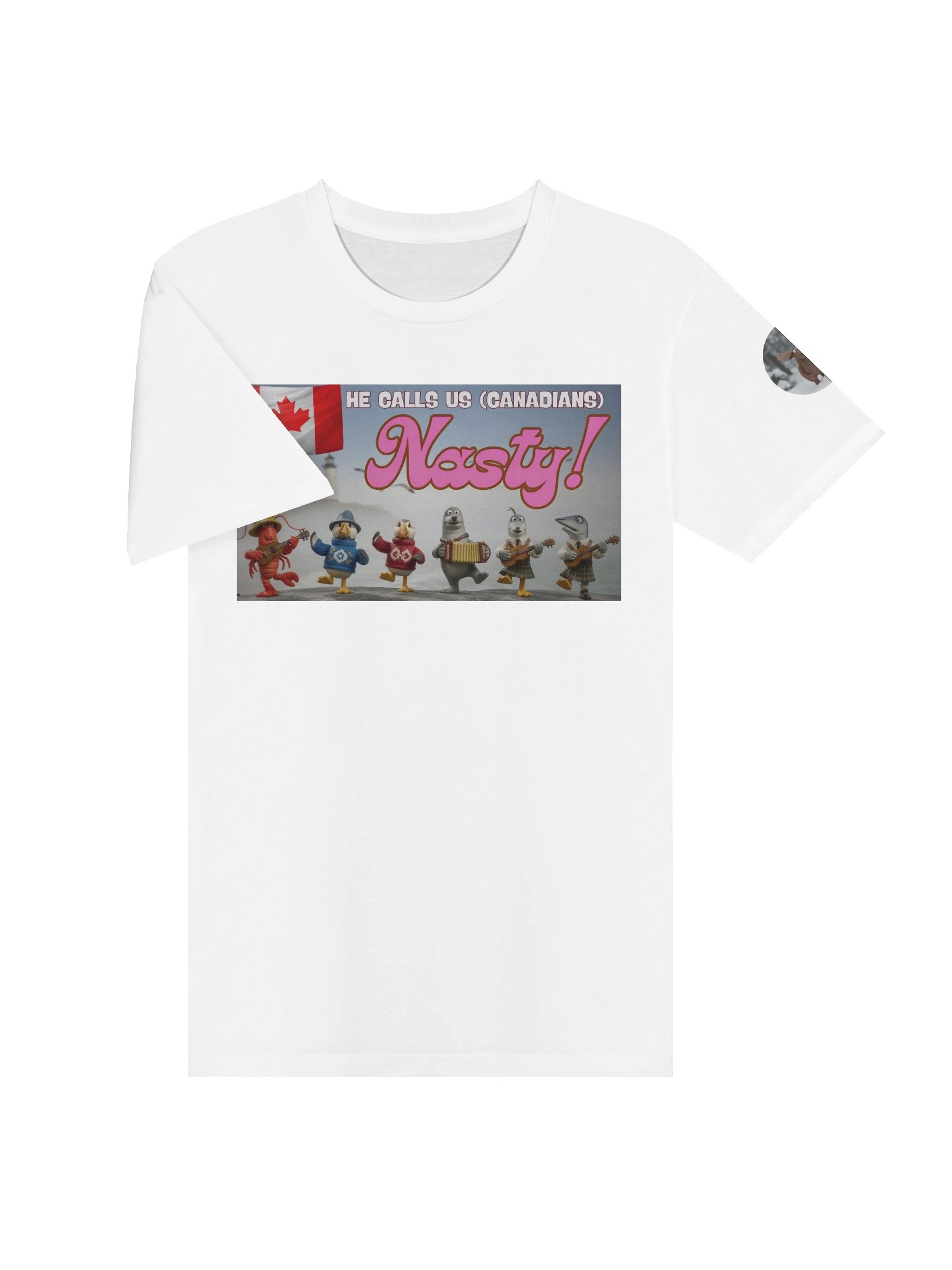 He Called Us Nasty | Essential Character Tee Heavyweight (White) product image (3)