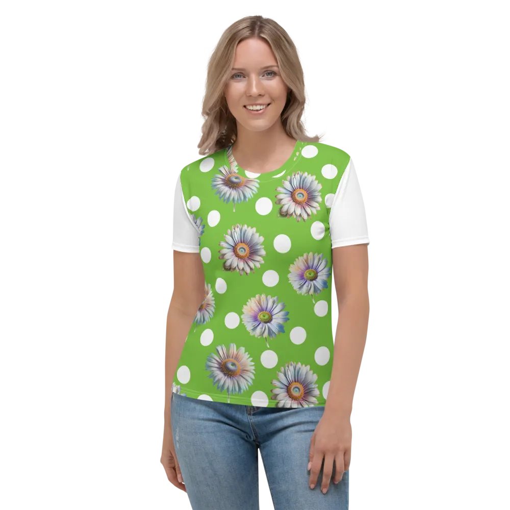 Lime Daisy & Dots T-shirt product image (1)