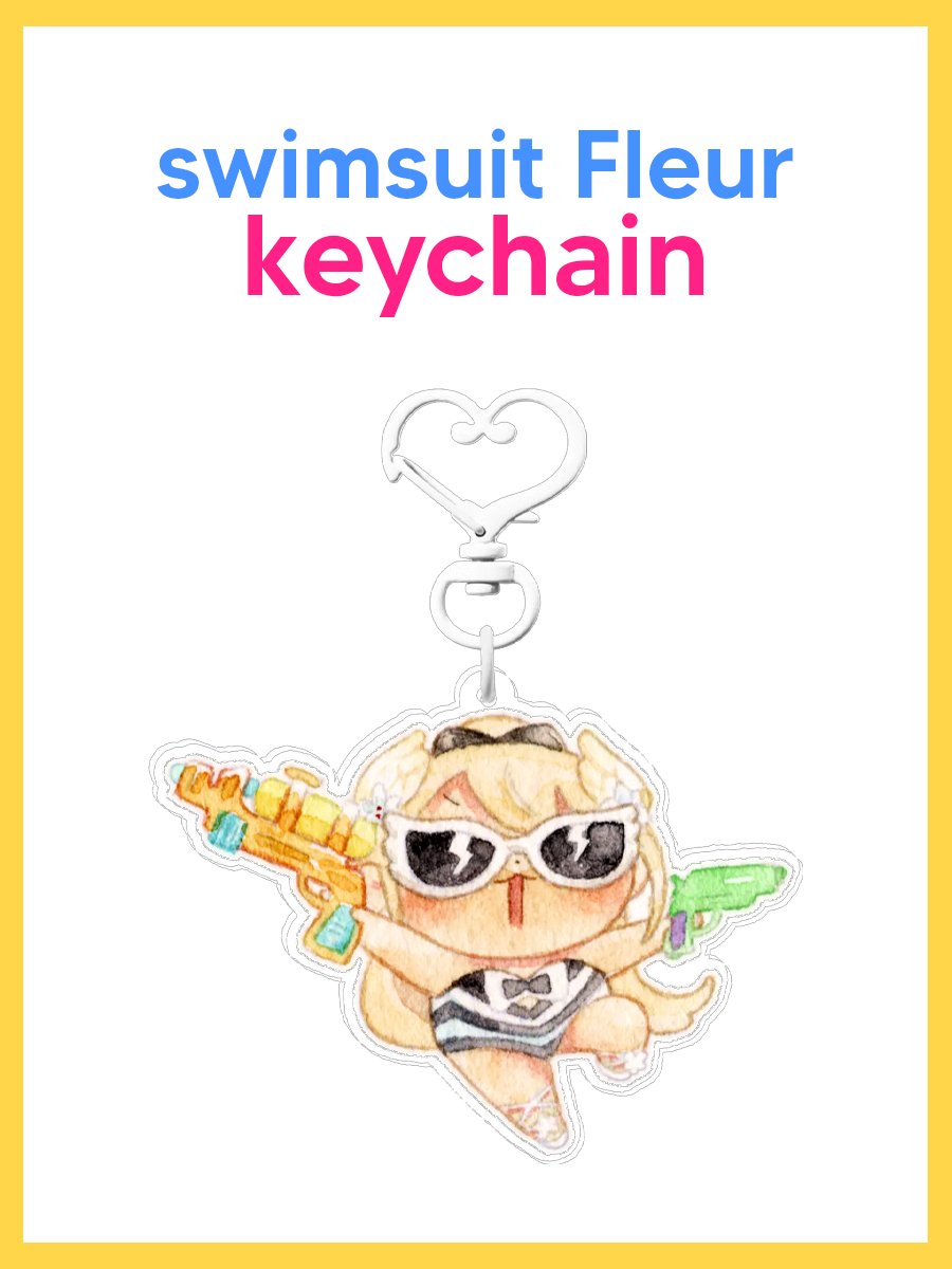 ☀︎ swimsuit Fleur acrylic charm - PREORDER ☀︎ product image (1)