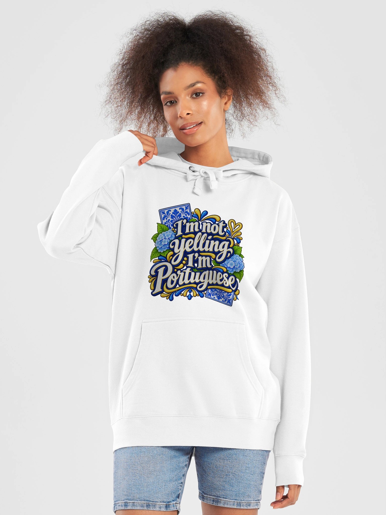 I'm Not Yelling, I'm Portuguese – Unisex Hoodie product image (5)