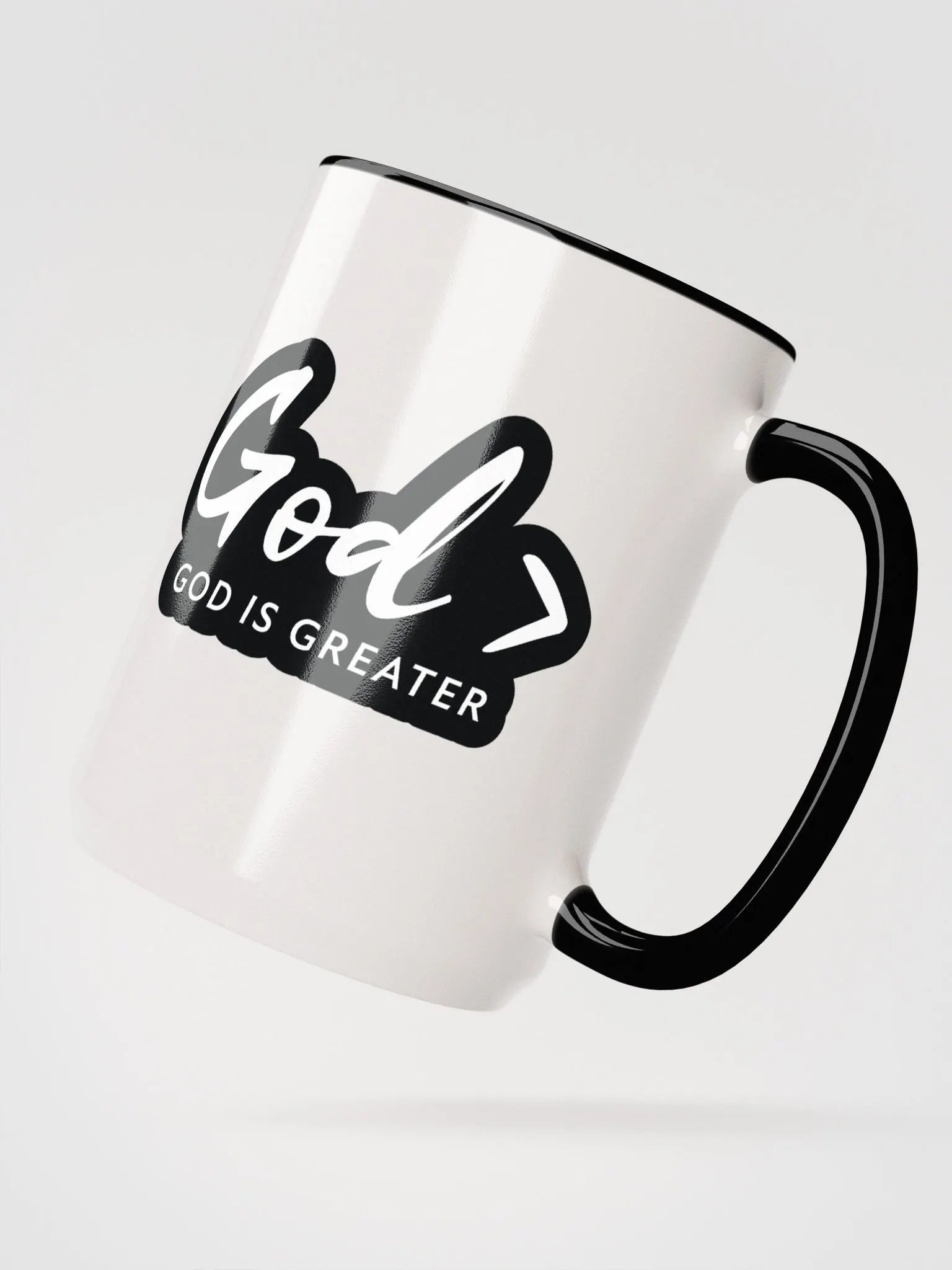 God > CLASSIC BLACK MUG product image (3)