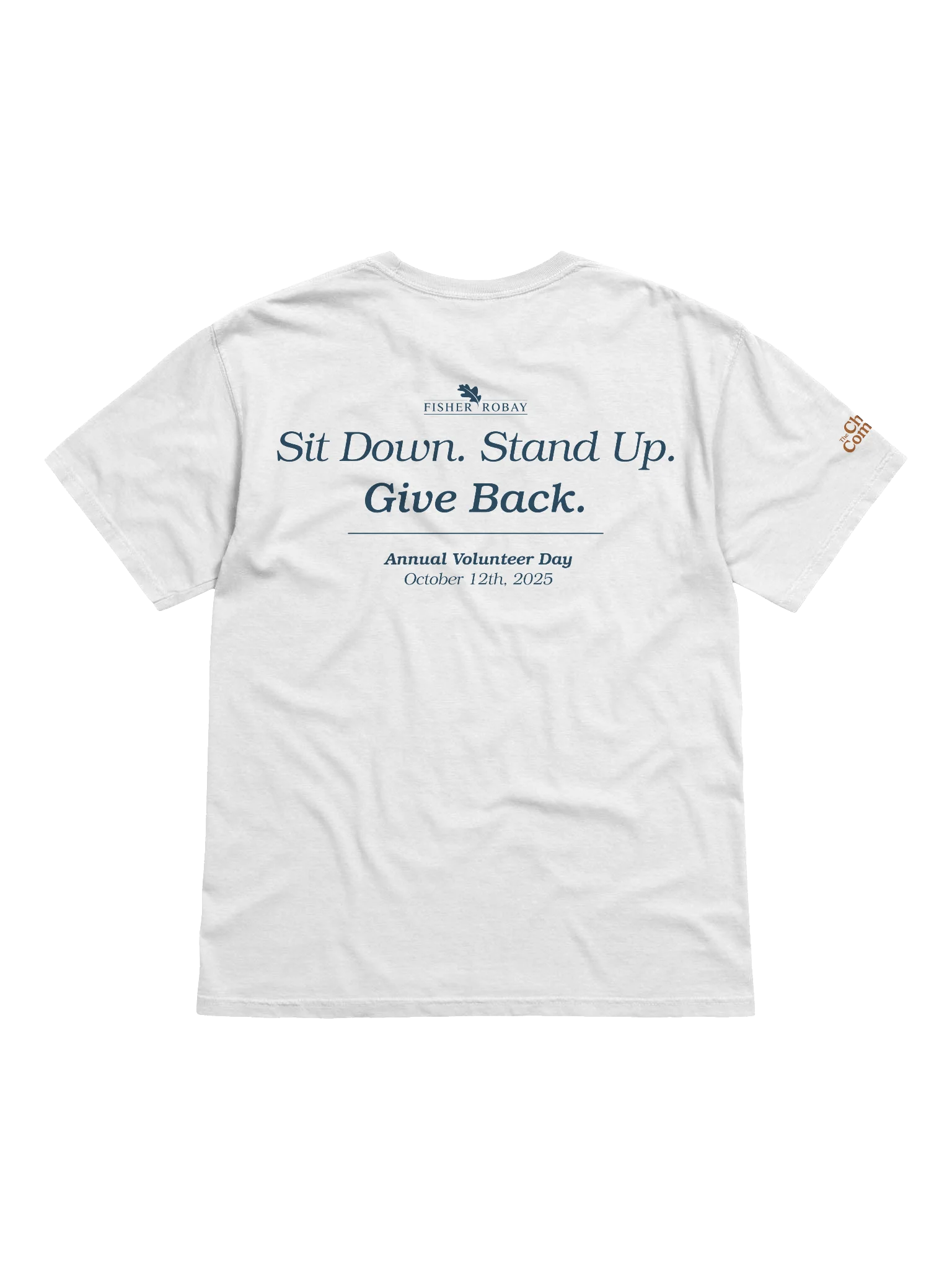 Fisher Robay “Volunteer Day 2025” Corporate Tee product image (2)