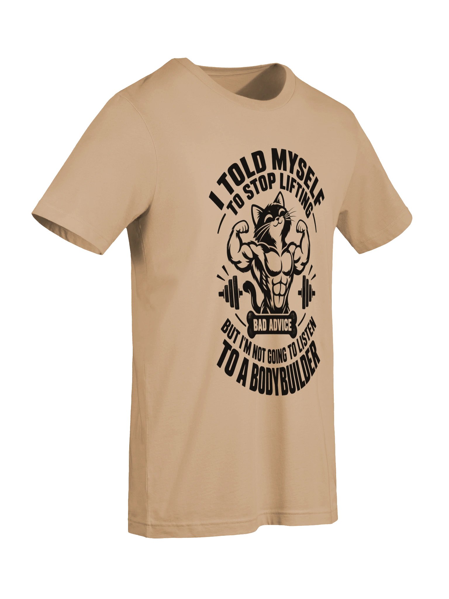Gym Logic –To Stop Lifting Funny T-Shirt (Black Ink) product image (46)