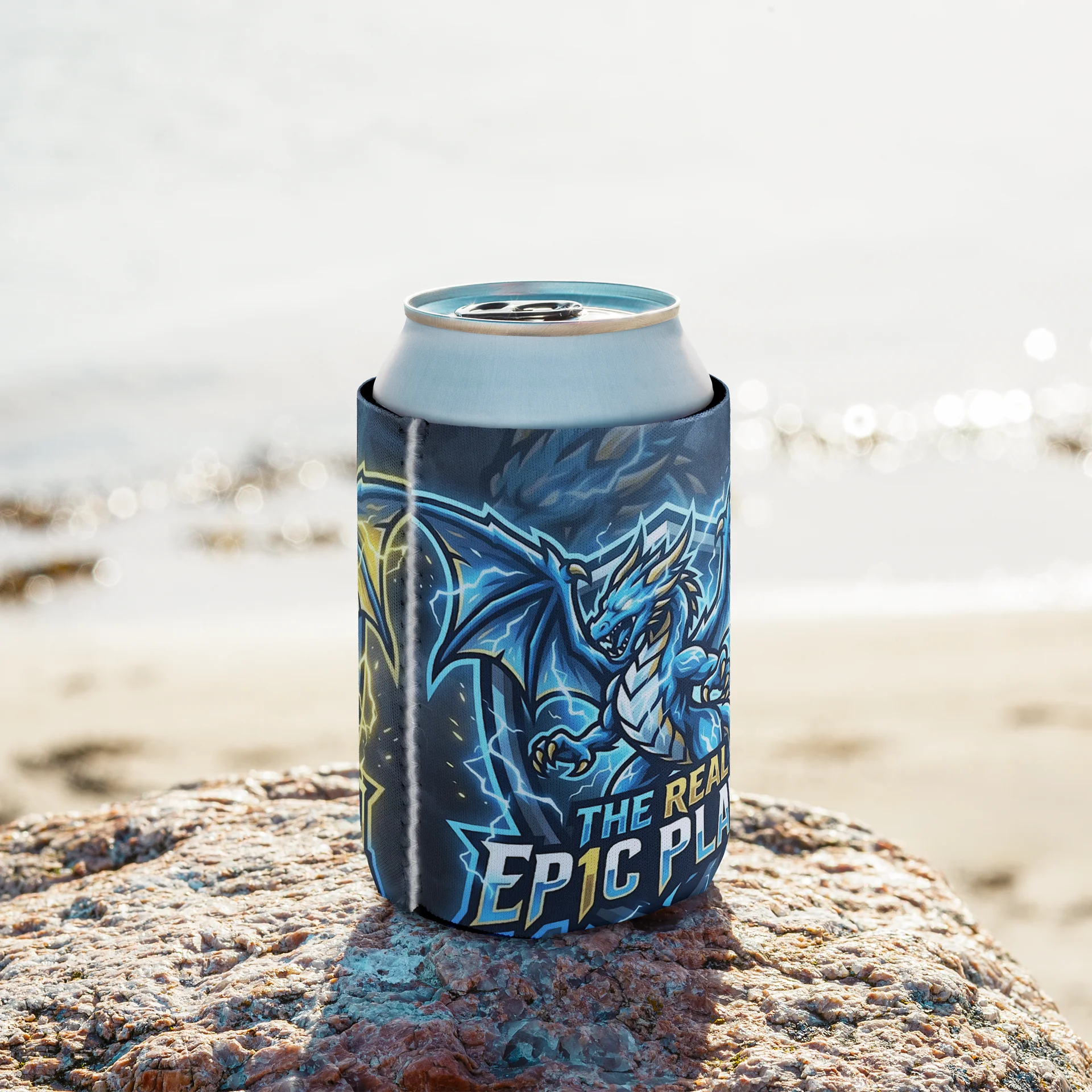 The Real Ep1c Plays “Thunder Dragon” Can Koozie product image (9)