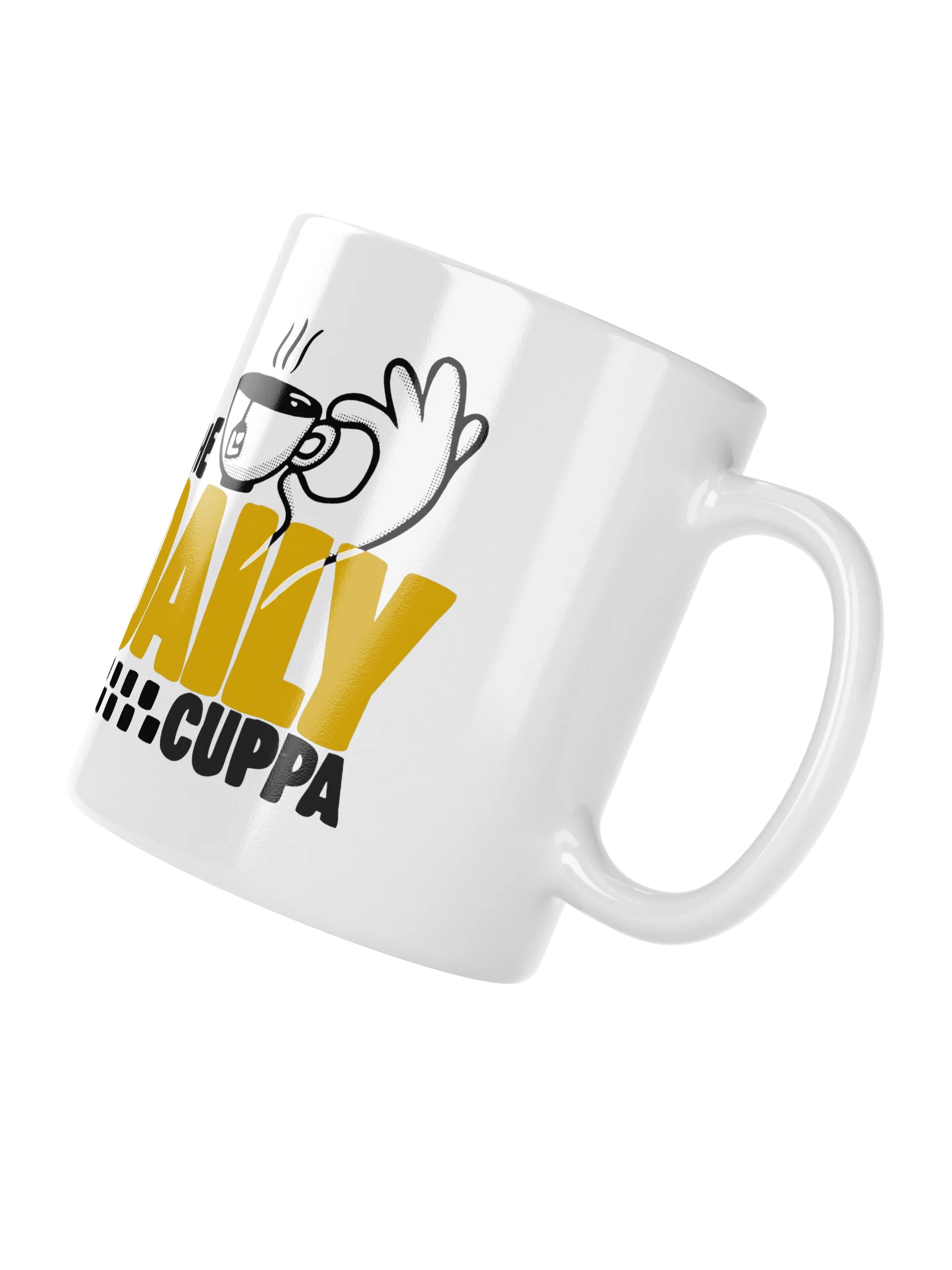 The Daily Cuppa - Mug - Yellow product image (4)