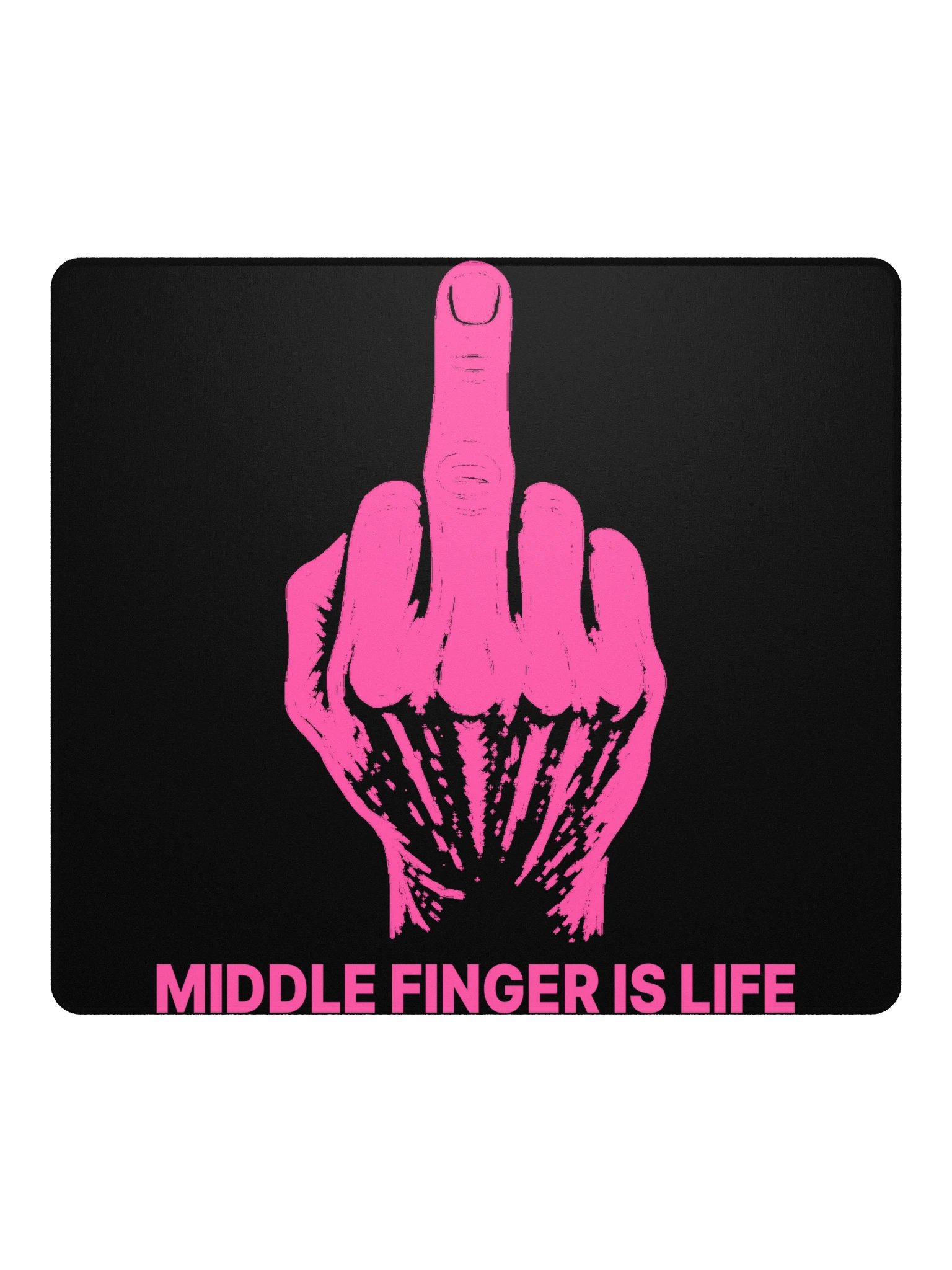 No ShopCo | Gaming Mouse Pad - Pink on Black product image (2)
