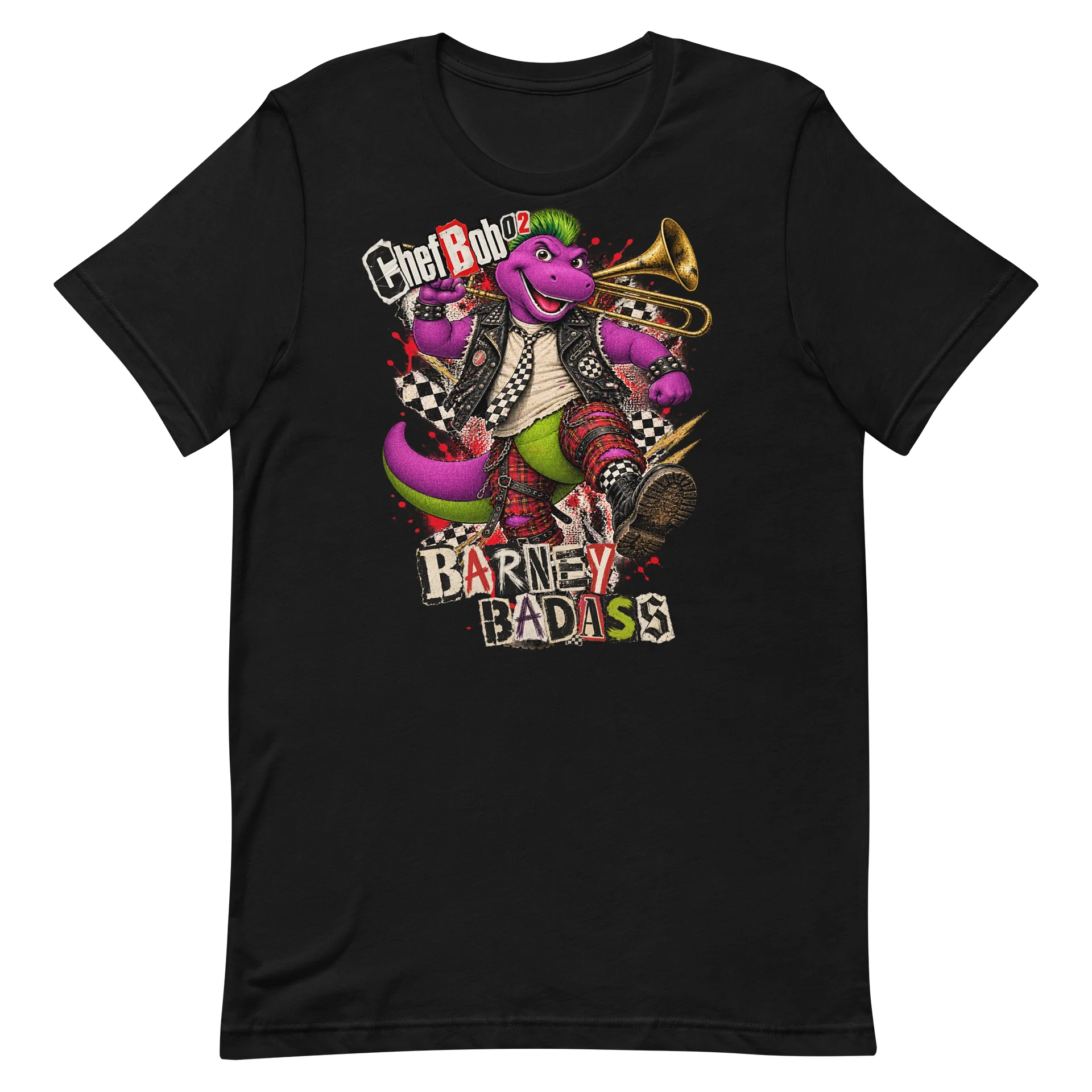 CB02 - Barney Bad Ass Band Tee product image (15)